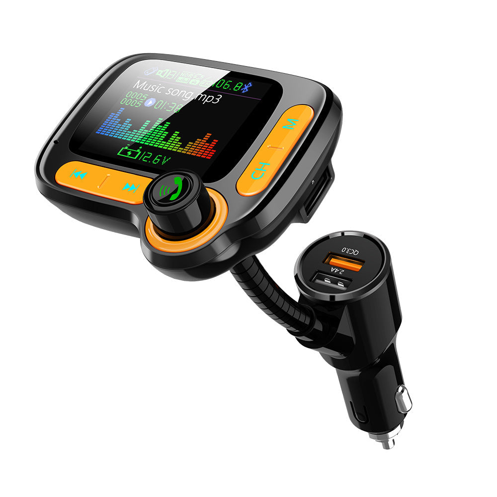 Car Bluetooth multi-function player with large color screen and control buttons
