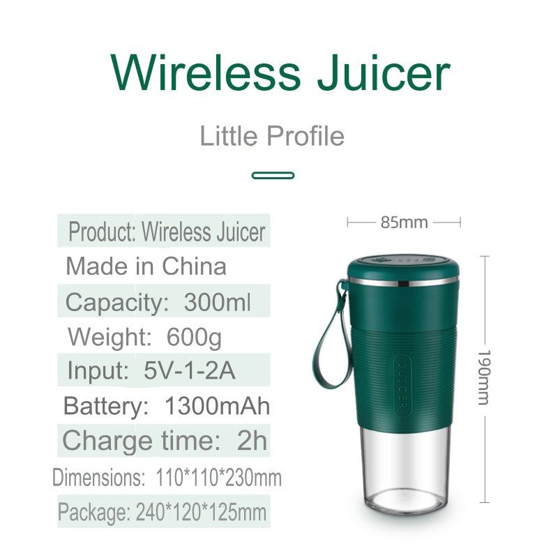 Portable blender by My Store, compact personal smoothie blender with clear jar and portable design