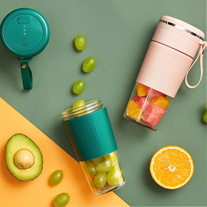 Portable blender by My Store, compact design with clear blending cup and rechargeable base