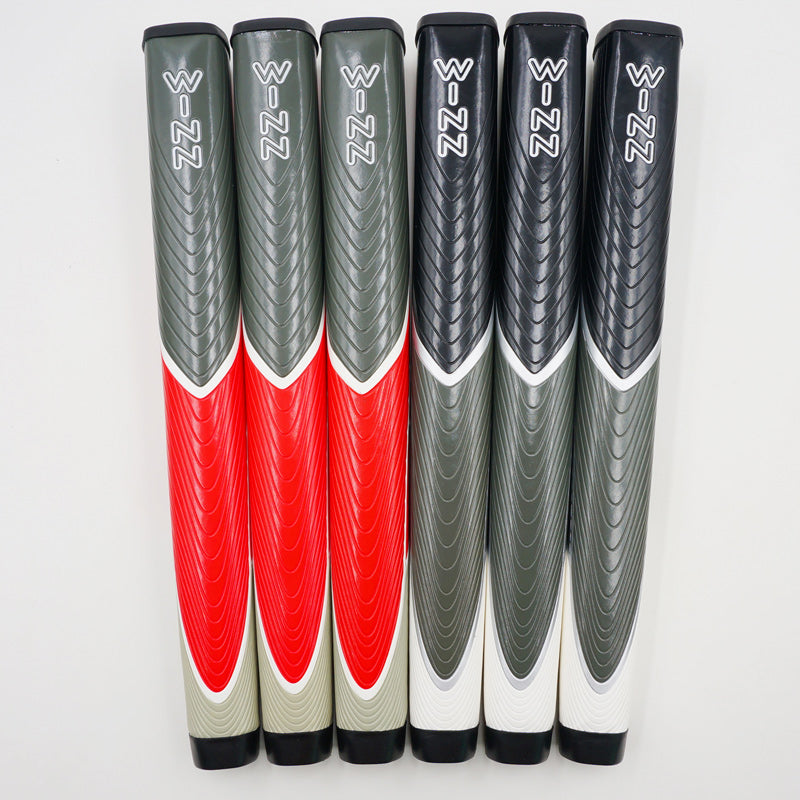 Golf club grips by My Store, textured rubber handle grips shown in assorted colors