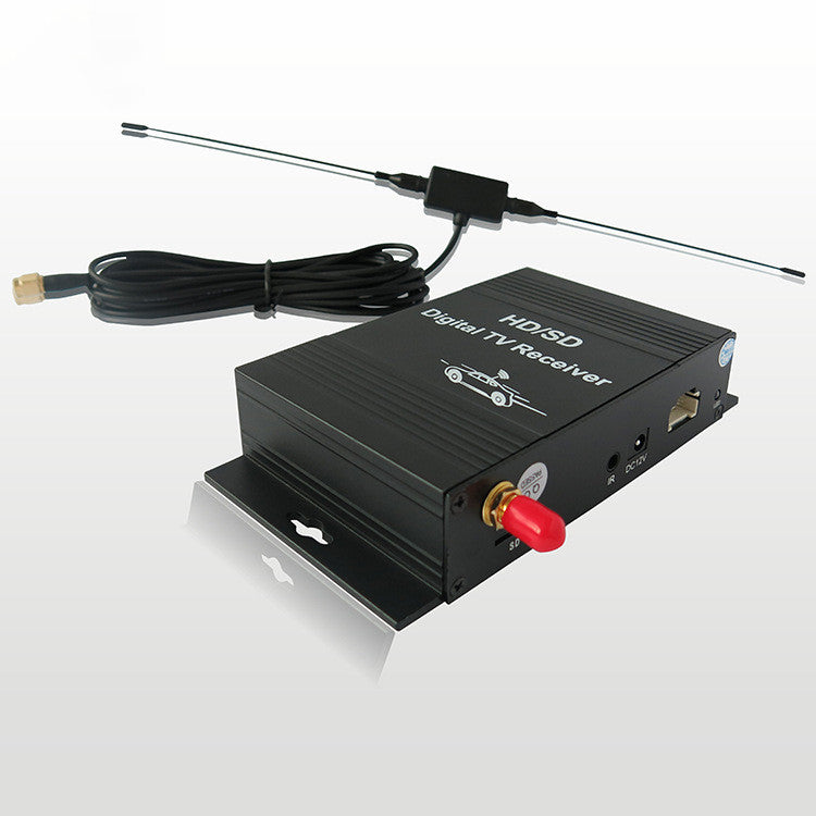 ATSC set-top box for American TV, compact black digital receiver by My Store