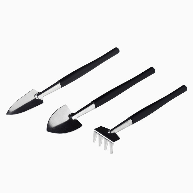 Mini succulent plant tools set with hand trowel and transplanting tools for gardening