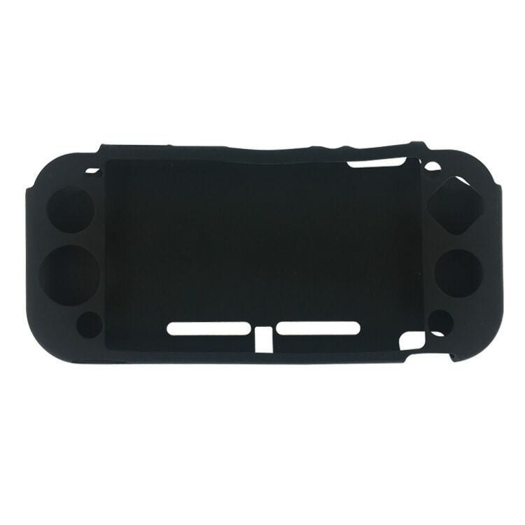 Nintendo Switch Lite silicone all-inclusive storage protective case with soft gray design and secure console fit