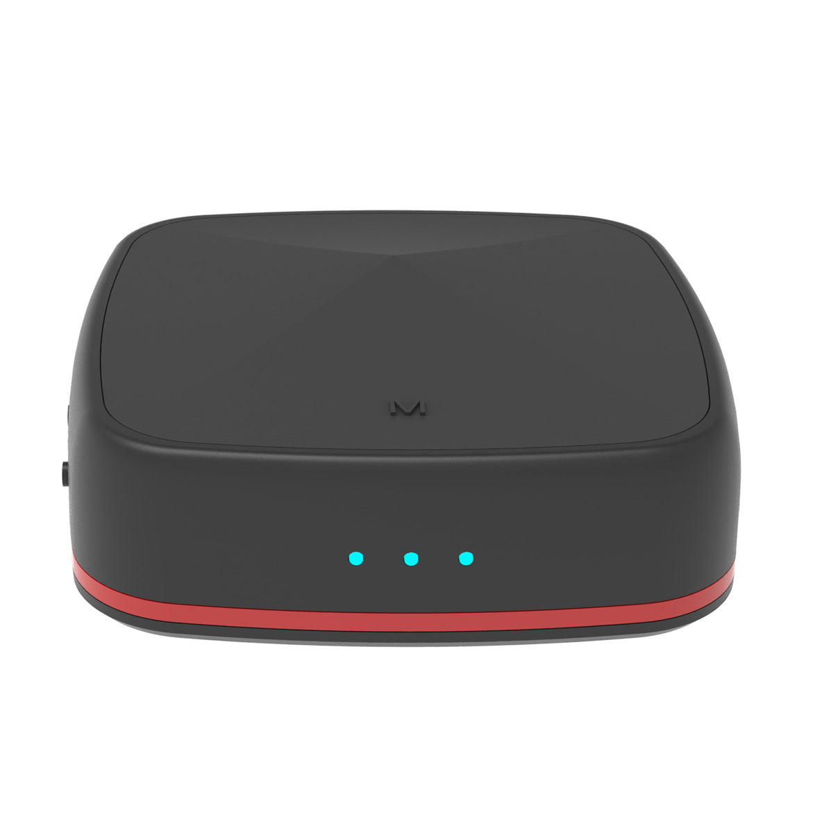 Optical Fiber Bluetooth 5.0 Adapter CSR8675 with compact black wireless audio receiver design