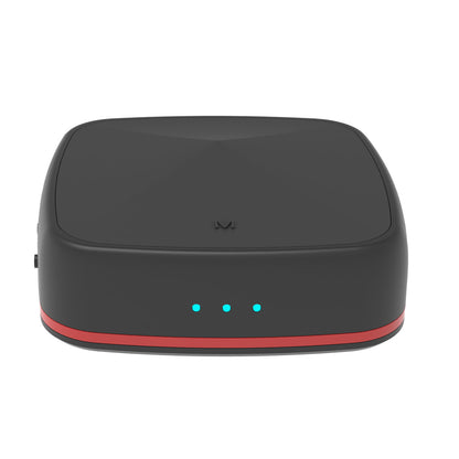 Optical Fiber Bluetooth 5.0 Adapter CSR8675 with compact black wireless audio receiver design