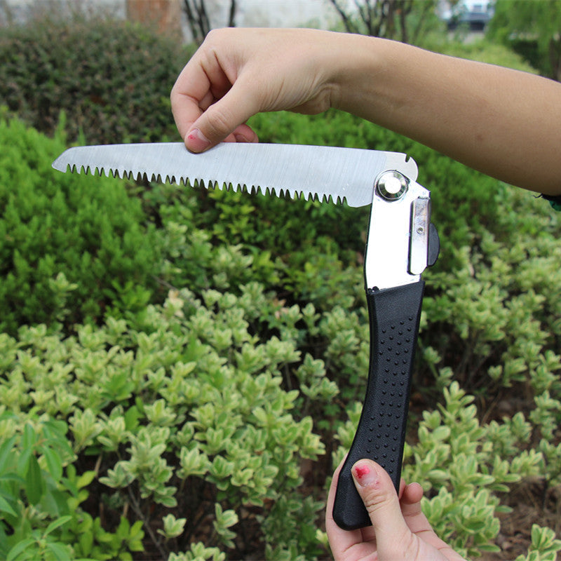 Camping outdoor garden fruit tree hacksaw gardening tool with durable serrated blade and ergonomic handle