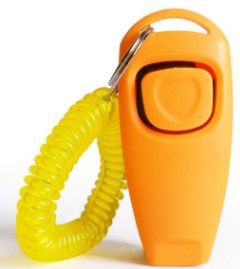 Multifunctional pet rattle whistle dog training device for pet training