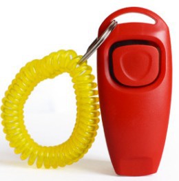 Multifunctional pet rattle whistle dog training device in a compact handheld design
