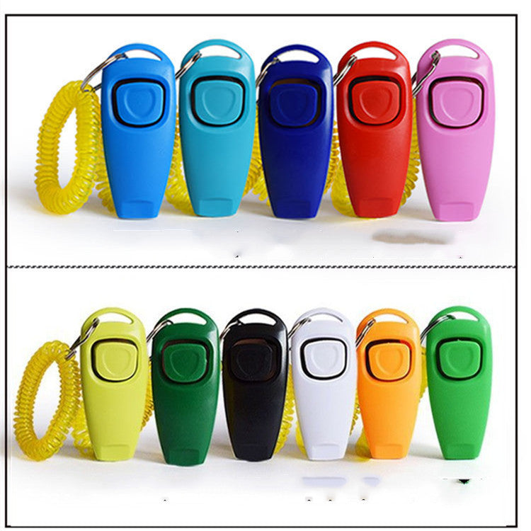 Multifunctional pet rattle whistle dog training device for pet behavior training