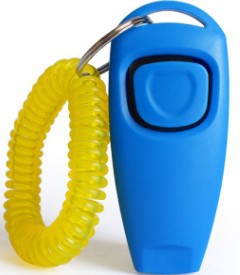Multifunctional pet rattle whistle dog training device with compact handheld design