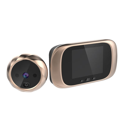 Intelligent visual electronic cat eye door mirror by My Store installed on a door