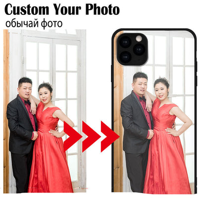 Custom DIY photo iPhone TPU phone case compatible with Apple