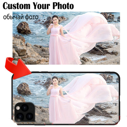 Custom DIY photo iPhone TPU phone case compatible with Apple