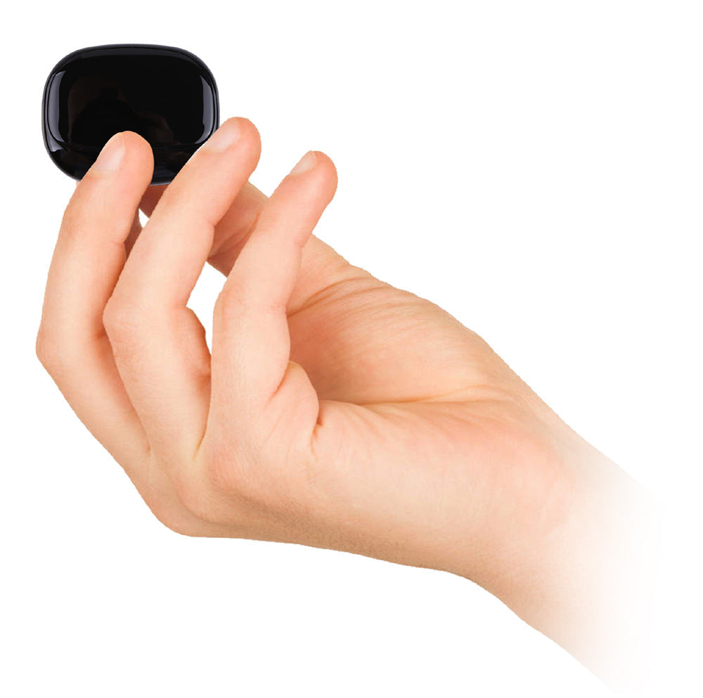Miniature ABS multifunctional pet collar locator in a compact black design