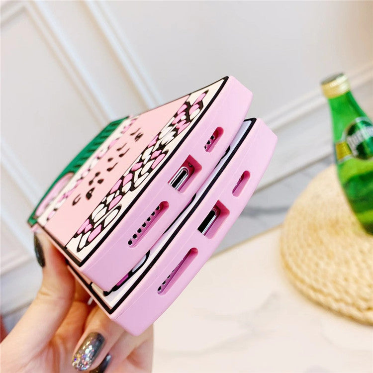 Personalized creative pill silicone iPhone case compatible with Apple, shown in a slim protective design
