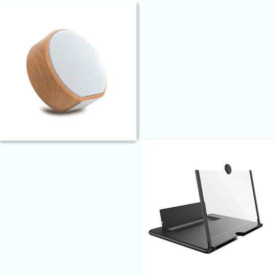 Mini wood Bluetooth speaker, portable outdoor wireless speaker with AUX and TF card support
