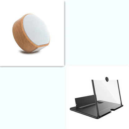 Mini wood Bluetooth speaker, portable outdoor wireless speaker with AUX and TF card support