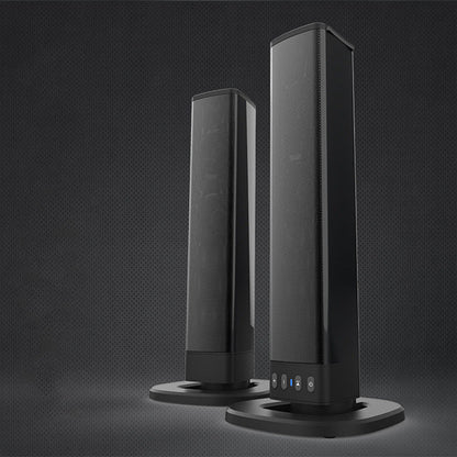Card Combo TV speaker Sound Blaster Bluetooth speaker with compact black design