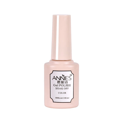 Milk Tea crystal stone cat eye nail polish bottle in a soft beige shade