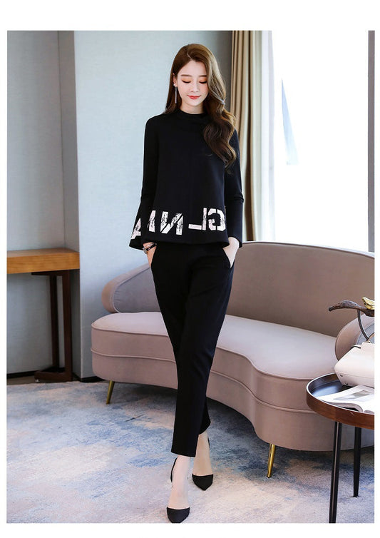 Autumn and winter thicker plus size women's clothing in a slimming fashion style