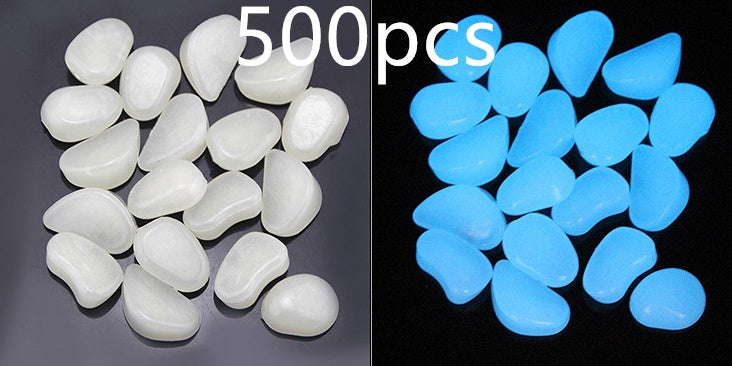 Glow-in-the-dark rocks by My Store displayed in assorted colors and shapes