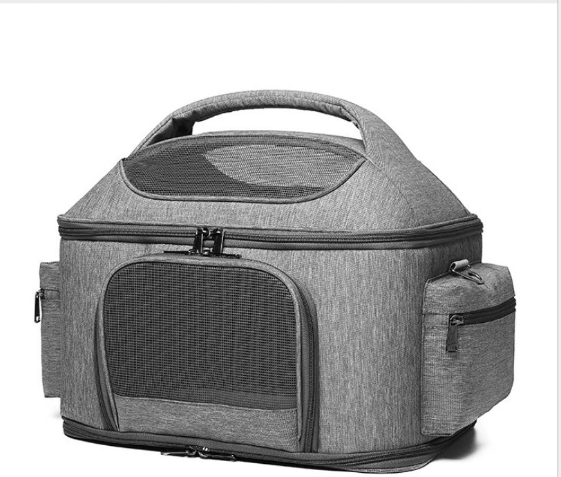 Portable pet cat bag for going out, with comfortable carry design for cats