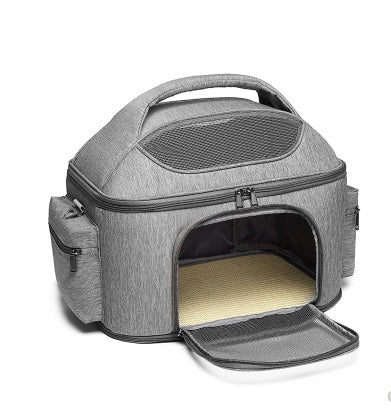 Portable Pet Cat Bag for Going Out, lightweight carrier with breathable design by My Store