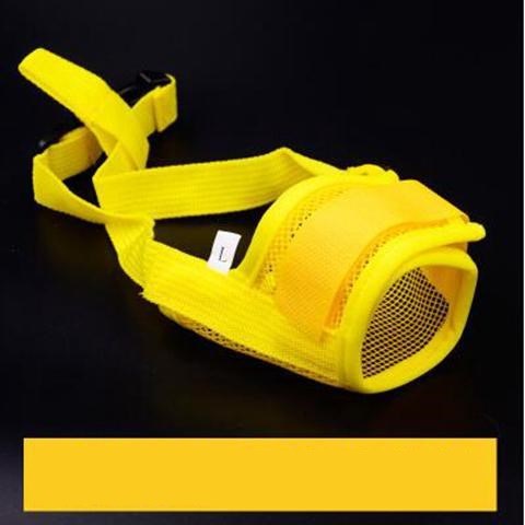 Pet duck beak cage to help prevent random eating, close-up view