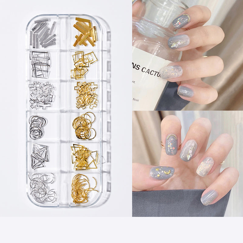 Pearl butterfly nail patches and nail art jewelry set by My Store
