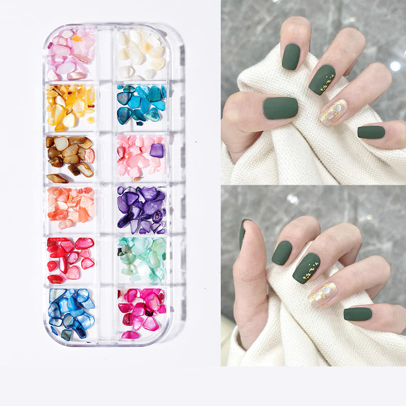 Pearl butterfly nail patch nail art jewelry set with delicate butterfly and pearl designs