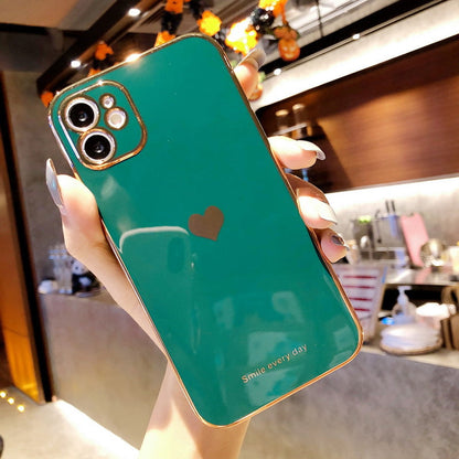 Simple electroplated case for Type 0 product, silver metallic finish