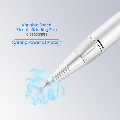 Portable professional manicure and pedicure nail drill machine for salon use