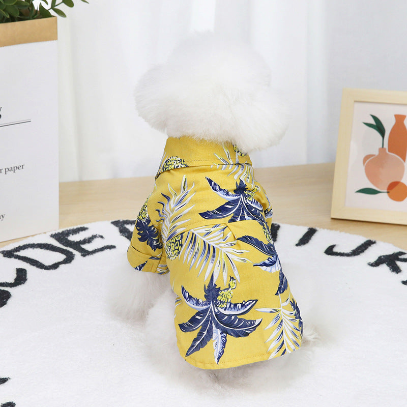 Dog summer thin pet clothes by My Store, lightweight breathable outfit for small dogs