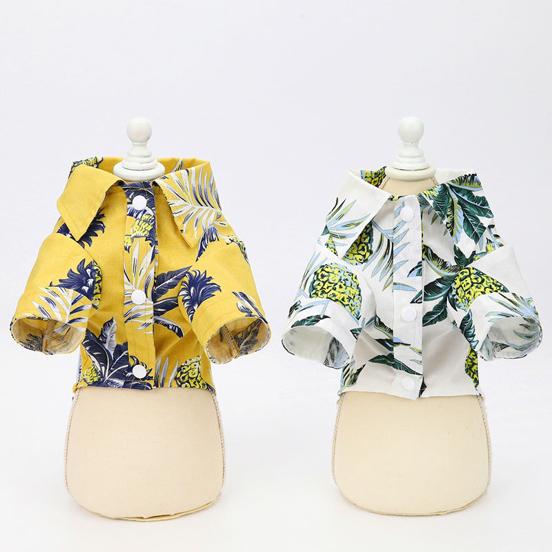 Dog summer thin pet clothes by My Store, lightweight breathable outfit for small pets