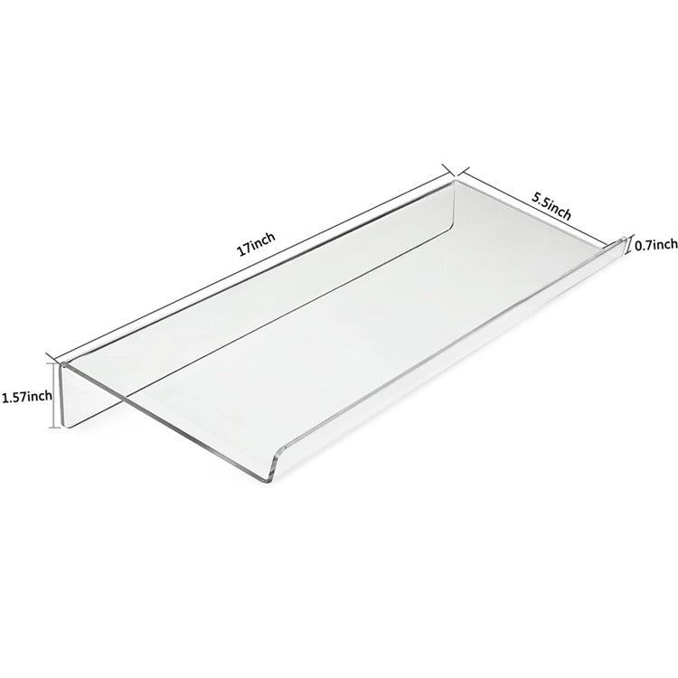 Advanced Tilting Computer Keyboard Stand For Convenient Ergonomic Typing Transparent Acrylic Keyboard Stand