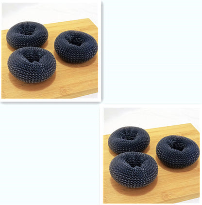 Palm brush kitchen soap dispenser and dish cleaning brush for detergent dispensing and scrubbing surfaces
