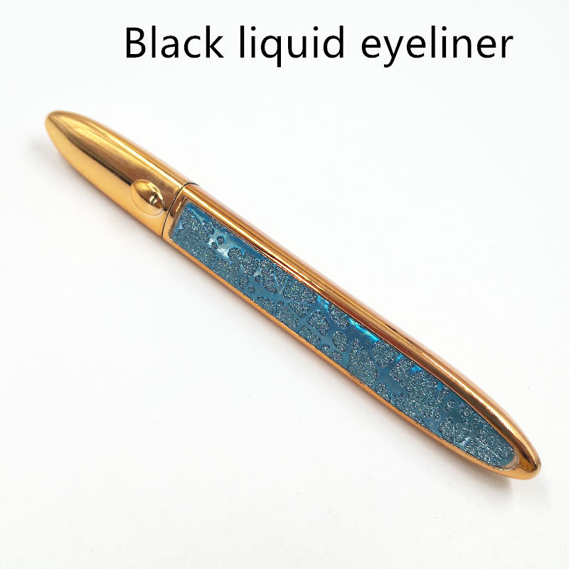 Multicolor self-adhesive false eyelashes with eyeliner