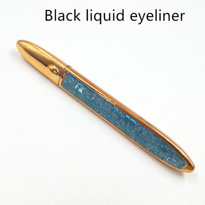 Multicolor self-adhesive false eyelashes with eyeliner