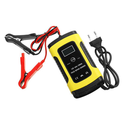 Full intelligent car battery charger and repair device for vehicle batteries