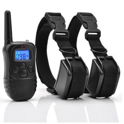 Waterproof remote control dog training device and bark stopper with rechargeable pet training collar