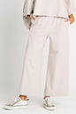 French Terry Flooded Pants - Putty
