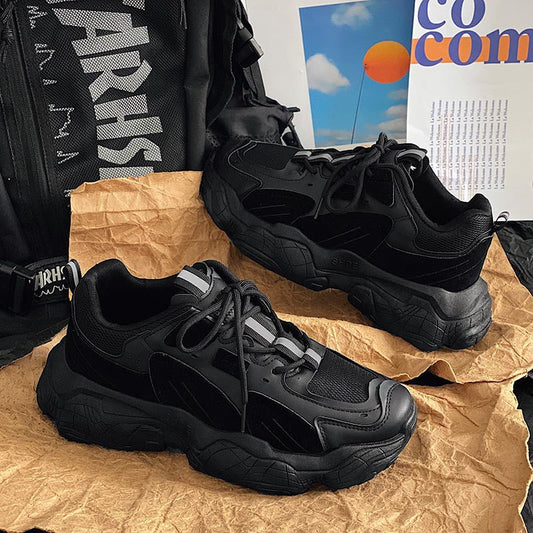 Breathable low-top mesh casual daddy sneakers in a lightweight design by My Store