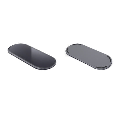 Desktop two-in-one wireless charger by My Store for charging compatible devices simultaneously