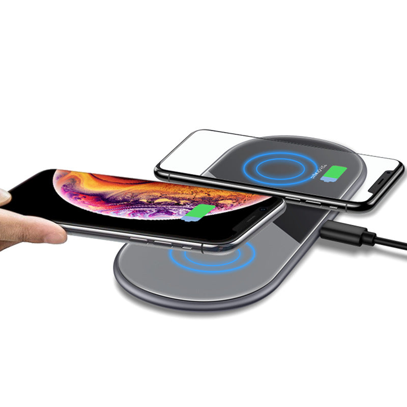 Desktop two-in-one wireless charger by My Store on a desk setup