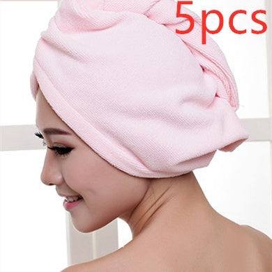 Women's absorbent hair dryer cap and dry hair towel by My Store, shown in a soft cap design