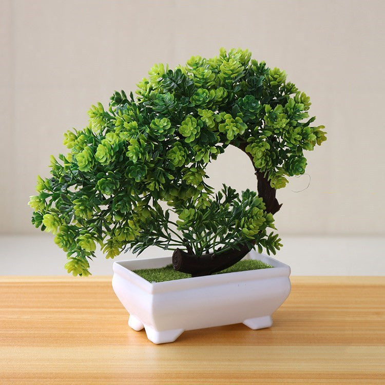 Podium plastic decorative flowers in a colorful artificial floral arrangement
