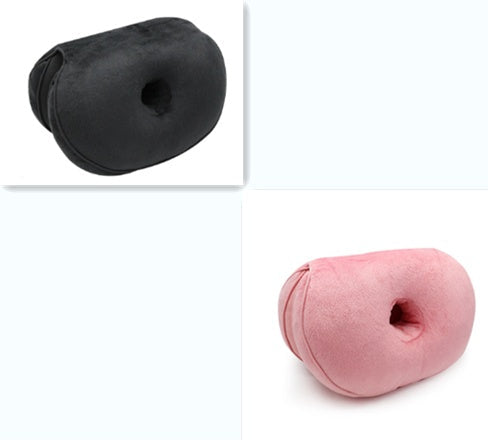 Multifunctional plush hip cushion in a soft, beautiful design