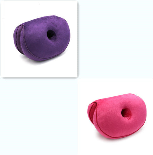 Multifunctional plush beautiful hip cushion in soft fabric, shown in a comfortable supportive shape