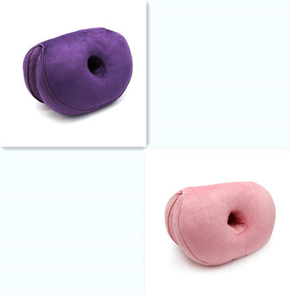 Multifunctional plush hip cushion in a soft, beautiful design