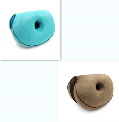 Multifunctional plush hip cushion in a soft, beautiful design